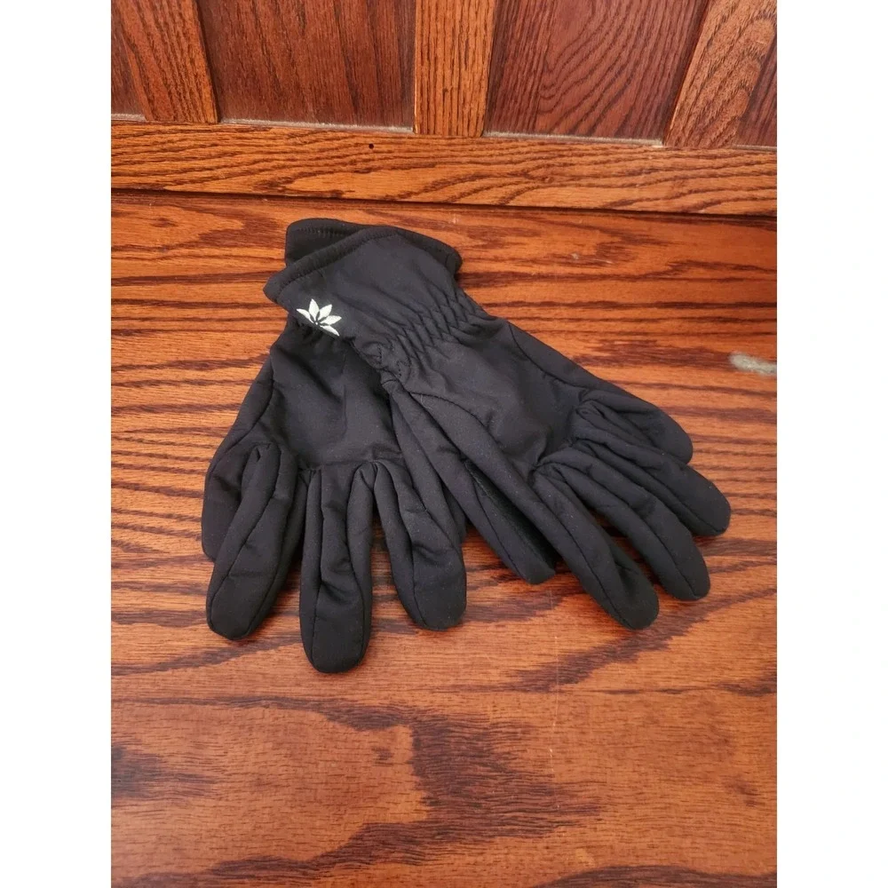 Womens REI Black Polartec Gloves Size Small Excellent Condition